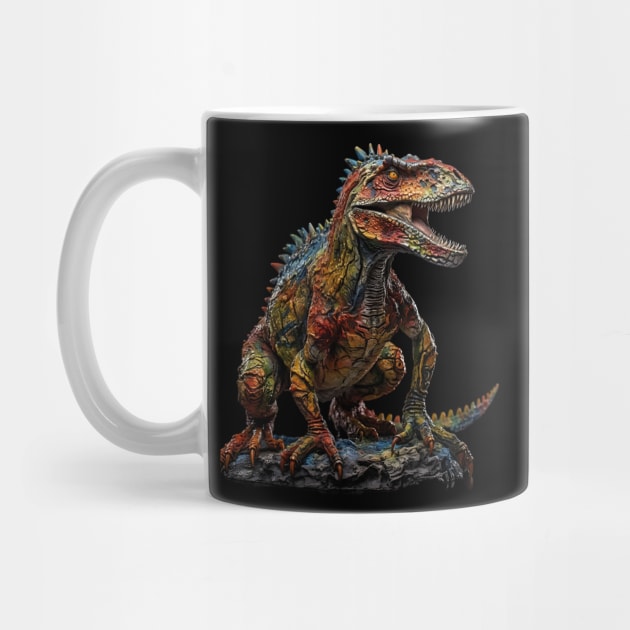 Colorful Carnivore Dino by DavisDesigns79